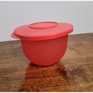 Vintage Tupperware Red storage With Lid Kitchenware Storage